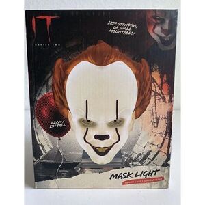 IT Pennywise Chapter Two Paladone Halloween Mask Light Free Standing Mountable